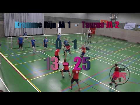 Kromme Rijn JA 1  -  Taurus JA 2     Zaterdag 25 november 2017    1 - 3