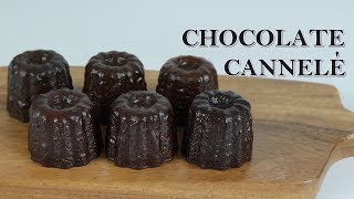 [초코까눌레] 만들기/초콜릿 까눌레/Chocolate Cannelé/Canelé recipe/チョコレートカネレ