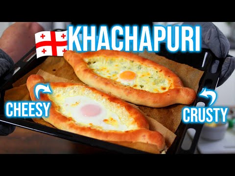 Georgian "Boat Pizza" AKA Khachapuri | Easy Recipe for Home Oven
