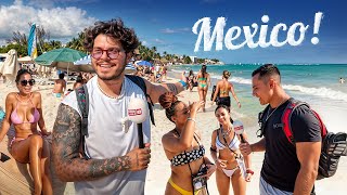 Meksika’da Amarikalı Türk Süprizi! ​⁠- Playa Del Carmen ! @denizbody
