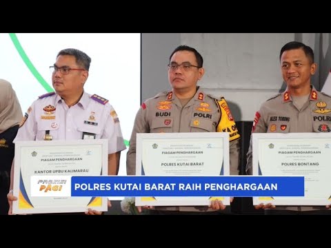 POLRES KUTAI BARAT RAIH PENGHARGAAN PENGELOLAAN ANGGARAN TERBAIK