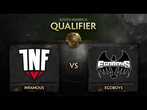 Infamous vs EgoBoys Game 2 - TI10 SA Qualifiers: Upper Bracket R1 w/ Moxxi & Purge
