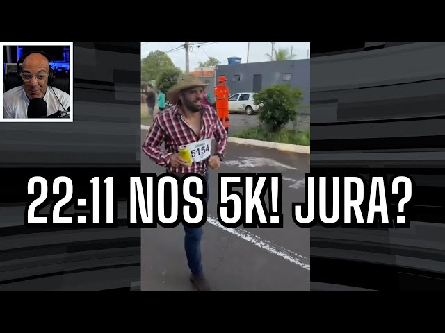 Jura que o cara correu assim?