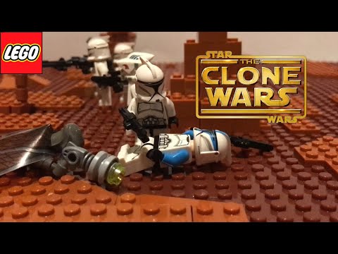 If the First Battle of Geonosis Was a Clone Wars Episode Intro in Lego! Stop Motion!