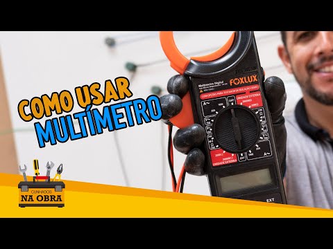 Como Usar Multimetro (Alicate Amperimetro) Passo a Passo