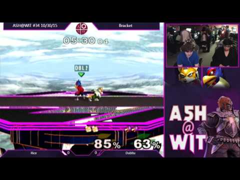 Rice (Fox) vs Dubltu (Falco) - ASH@WIT #34 Melee Bracket