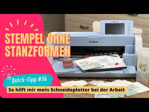 Quick Tipp #36 Stempel ohne passende Stanzformen So hilft mir mein Hobbyplotter bei der Massenpost