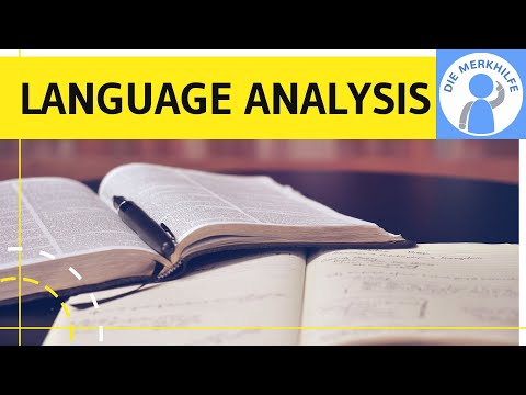 language analysis - register, tone, style, setting, theme, plot - Linguistic text analysis English