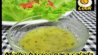 Molho básico e fácil para saladas