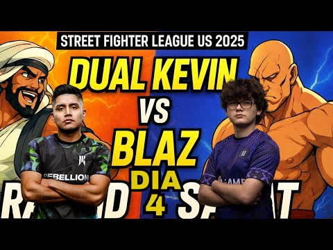 ⚡ Dual Kevin (Rashid) vs Blaz (Sagat) — Street Fighter League US 2025