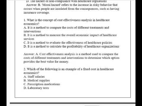 NUR 650 Healthcare Economics Review Exam Q & A 2026 (Complete And Verified Study material) (16pages)