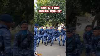 Download lagu KEREN‼️ YEL YEL TNI AL DENGAN PDL KHAS MATRA LAUT #tnidihatirakyat mp3