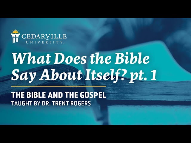 Thumbnail for video titled: Bible and the Gospel | What Does the Bible Say About Itself?