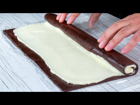 An alternative to Tiramisu - a roulade with mascarpone, without oven