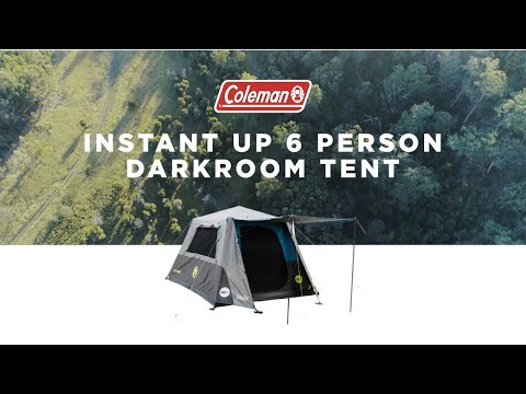 Coleman Instant Up Darkroom 6 Person Tent