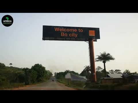 Driving From Freetown, Bo City to Kenema (Sierra Leone)🇸🇱 Road Trip With Beautiful Sunset