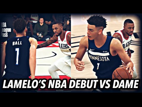 LaMelo Ball MyCareer EP 2 | Intense NBA Debut vs Damian Lillard & The Blazers | NBA 2K20