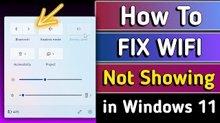 Fix Wi-Fi Icon Missing Issue on Windows 11/10 (2025 FIX)