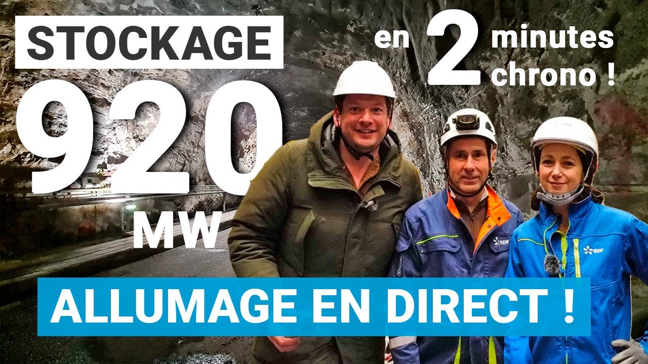 Cette usine souterraine est une ÉNORME batterie à eau !