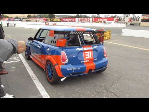 1st Test Session for twin engine R53 MINI Cooper