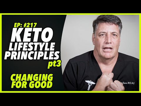 Ep:217 KETO LIFESTYLE PRINCIPLES: PART 3: CHANGING FOR GOOD - by Robert Cywes