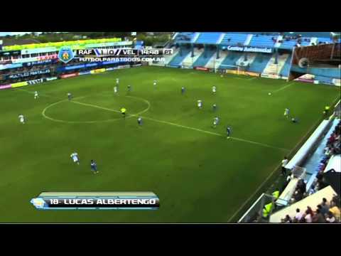 Gol de Albertengo. Rafaela 1 - Vélez 0. Fecha 8. Torneo Final 2014. Fútbol Para Todos