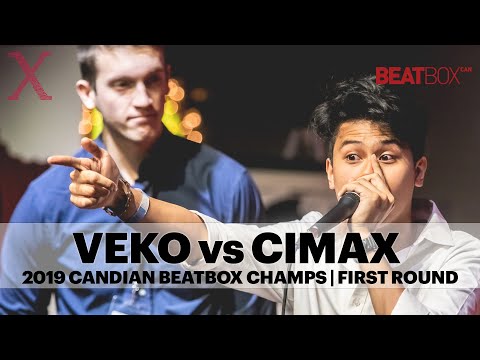 Veko vs Cimax | 2019 Canadian Beatbox Champs | First Round