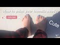 How To Paint Your Toenails Neatly