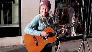 "Dancing In The Dark" with Leila Jane on Grafton Street (Bruce Springsteen) cover