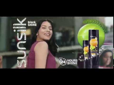New Sunsilk Black Shine- For Hair that Shines, Just like me! (S)