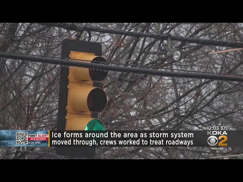 Crews continue to watch roadways after ice storm