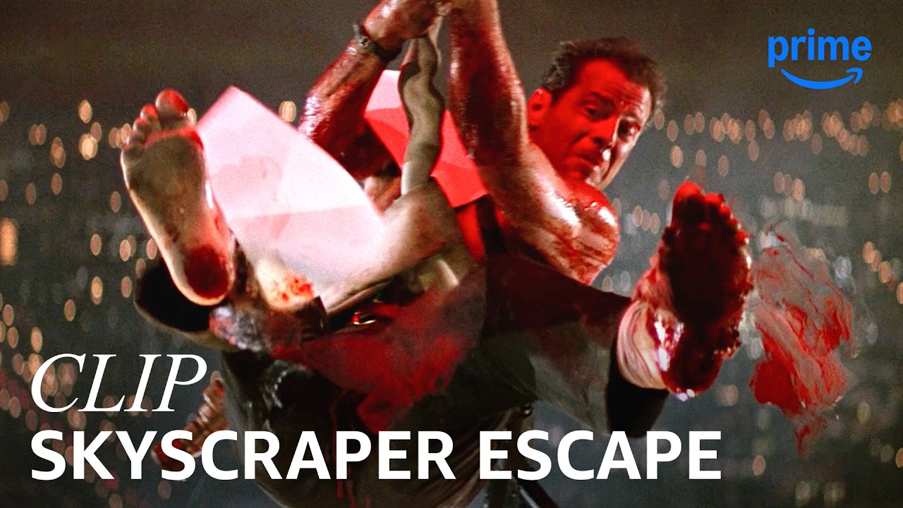John McClane Jumps Off Nakatomi Plaza | Die Hard | Clip | Prime Video