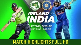 1st T20 I || Hindi Highlights || India Tour Of Ireland || 26th June 2022