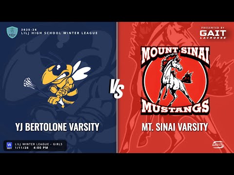 LILJ Winter League - Girls - Varsity Lacrosse | YJ Bertolone Varsity vs Mt. Sinai Varsity