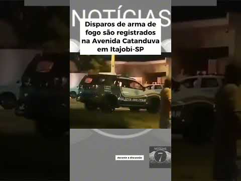 Disparos de arma de fogo são registrados em Itajobi-São Paulo. #notícias #Informa #brigas #disparos