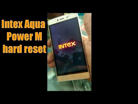 Intex Aqua Power M hard reset pattern unlock