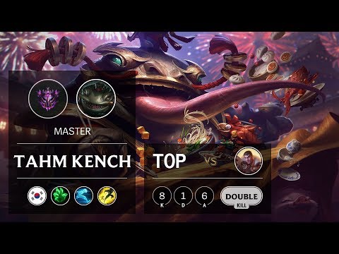 Tahm Kench Top vs Jayce - KR Master Patch 9.6