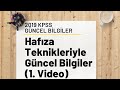 2019 KPSS GÜNCEL BİLGİLER (Gülme Garantili😂) / 1. Video