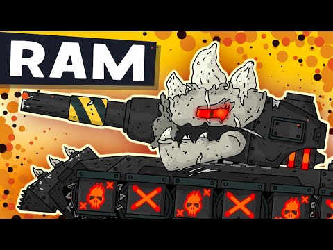 Battle of Ratte and Ram Destroyer - Cartoons about tanks