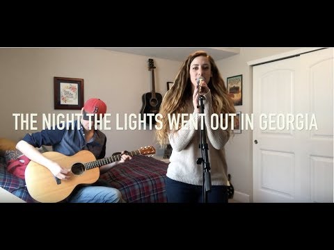 The Night The Lights Went Out In Georgia- cover by Nashville Artists Sarah Martin and Will Larson