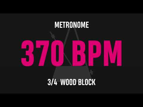 370 BPM 3/4 - Best Metronome (Sound : Wood block)