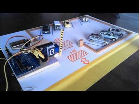 DIY Miniature car park access system with Arduino | freetronicsblog