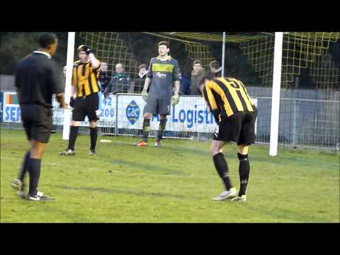 Super Pat Harding Hat-Trick - East Grinstead Vs Burgess Hill Town. 17th January 2015