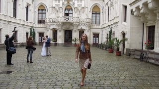 preview picture of video 'Замок Глубока (Zámek Hluboká) и бурчак в городке Глубока-над-Влтавой (Чехия)'