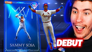 MY BEST DEBUT EVER! I UNLOCKED 99 SAMMY SOSA in MLB The Show 23 Diamond Dynasty