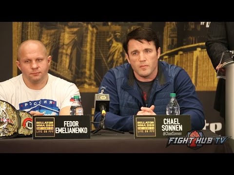 The HILARIOUS Chael Sonnen vs Wanderlei Silva FULL BELLATOR 180 Q&A
