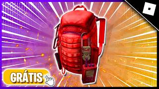 FÁCIL! COMO PEGAR ITEM MOCHILA VERMELHA PREPARADA PARA EXPEDIÇÕES GRÁTIS NO ROBLOX