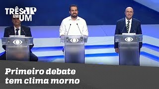 Primeiro debate tem clima morno