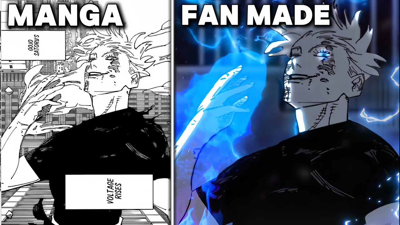 I Turned Gojo vs Sukuna Manga Into Animation (On Mobile!)