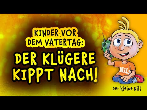🥴 #Vatertag kleine Flaschen für Kinder - Der kleine Nils #Spaßtelefon #Männertag #Herrentag